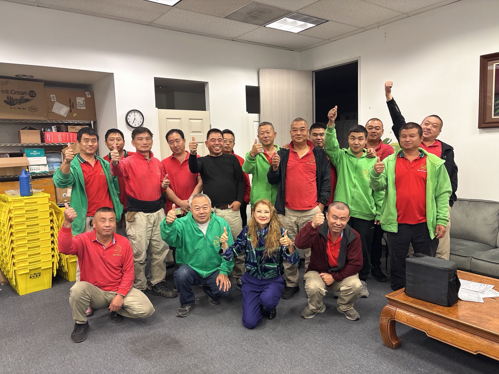 PrimeMoveXCorp full crew of 15+ uniformed professionals